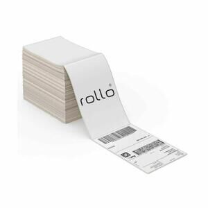 Rollo Direct Thermal Shipping Labels - Pack of 500 4x6 4x6, White